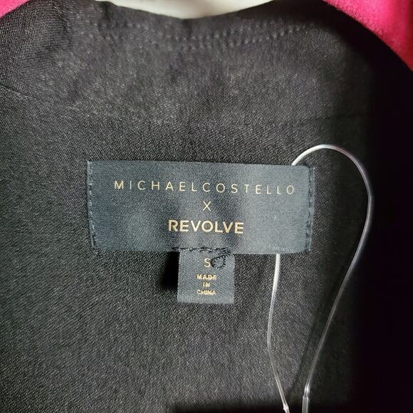 Michael Costello x REVOLVE Black Mesh Panel Blazer Sz S Dress NWT Cocktail - Picture 6 of 12